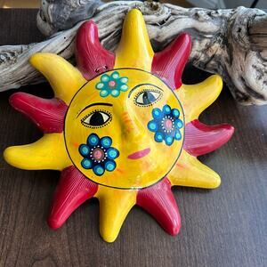Medium Talavera Sun Face 9”
